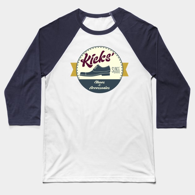 Kicks' Shoes & Accessories Baseball T-Shirt by Avengedqrow